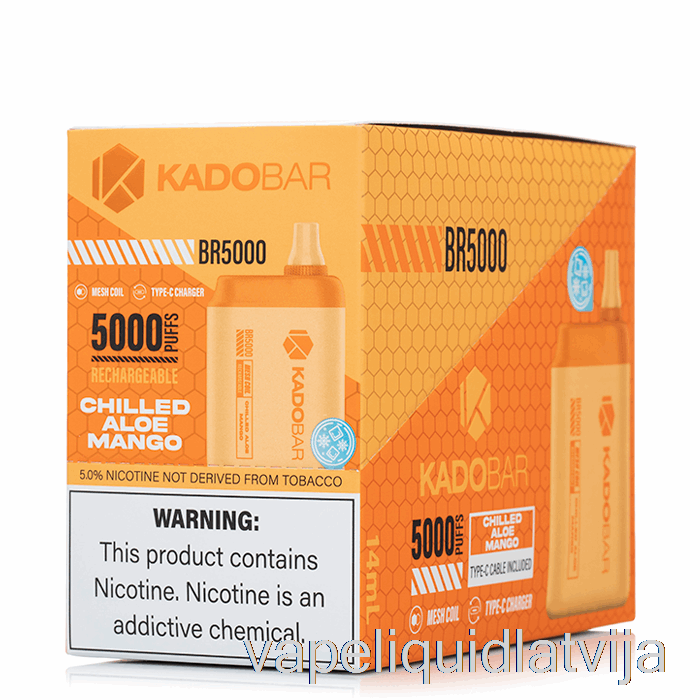 [5-pack] Kado Bar Br5000 Vienreizējās Lietošanas Vape šķidrums